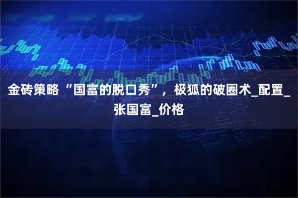 金砖策略 “国富的脱口秀”，极狐的破圈术_配置_张国富_价格