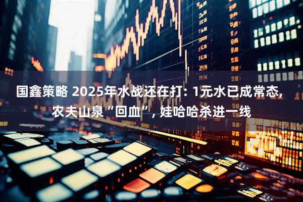 国鑫策略 2025年水战还在打: 1元水已成常态, 农夫山泉“回血”, 娃哈哈杀进一线