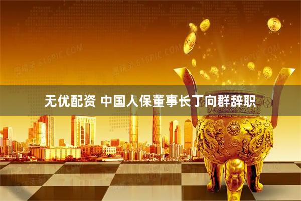 无优配资 中国人保董事长丁向群辞职